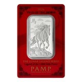 PAMP 馬年 銀條條塊 999.9純銀 1盎司