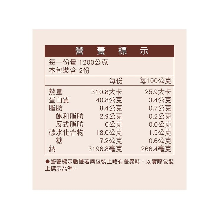 名廚美饌 冷凍人蔘雞湯 1200公克 X 2入
