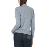SOUP 韓版女圓領開襟衫 灰 SOUP 韓版女圓領開襟衫 灰