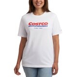 科克蘭 男女同款圓領短袖T恤 白