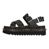 Dr.Martens 女厚底涼鞋 黑色