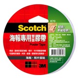 3M Scotch 海報專用雙面膠帶 670 18公釐 X 12公尺 X 24入