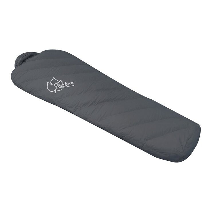 OutdoorBase 600FP 成人羽絨睡袋 灰色 右拉鍊