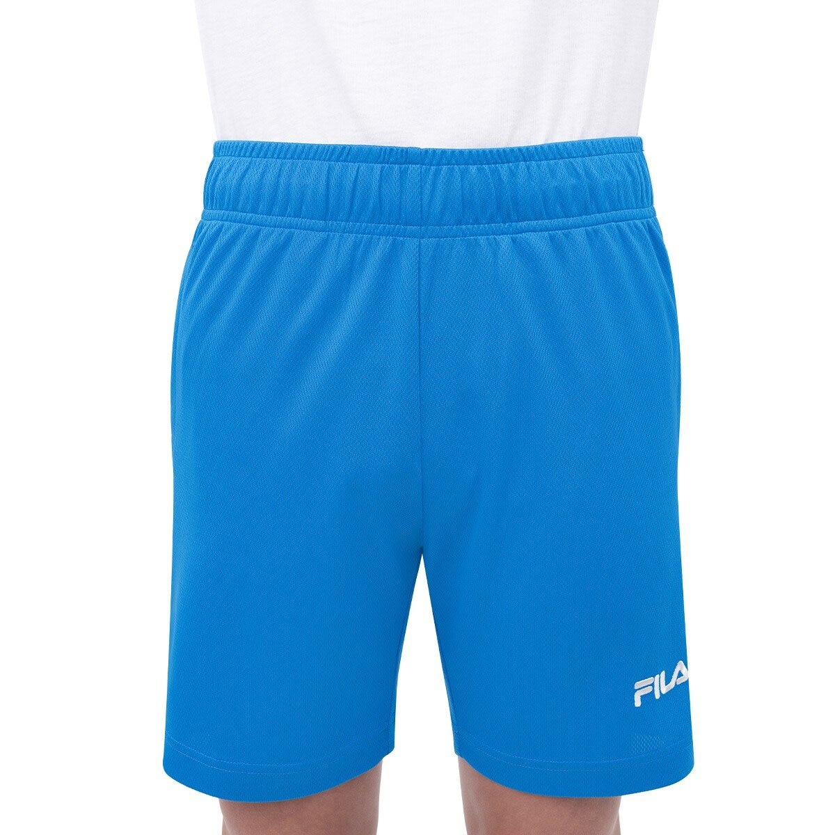 Fila 兒童短褲兩件組 藍/深藍組合 S