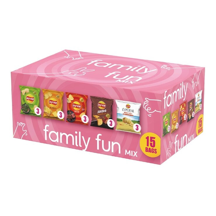 樂事 粉紅派對歡聚箱 15包 / 501公克