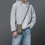 MAGEASY Phone Sacoche (Cordura) 手機掛繩隨行包 + 8.3mm掛繩 曠野綠+反光黑掛繩