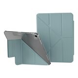 MAGEASY Facet 全方位支架透明背蓋保護套 適用於 2024 iPad Air 11吋 2025 M3 / 2024 M2 寧靜藍