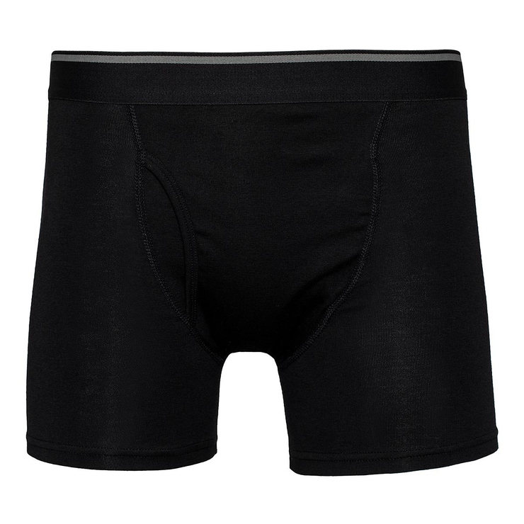 科克蘭 男彈性平口褲4入 黑 XL