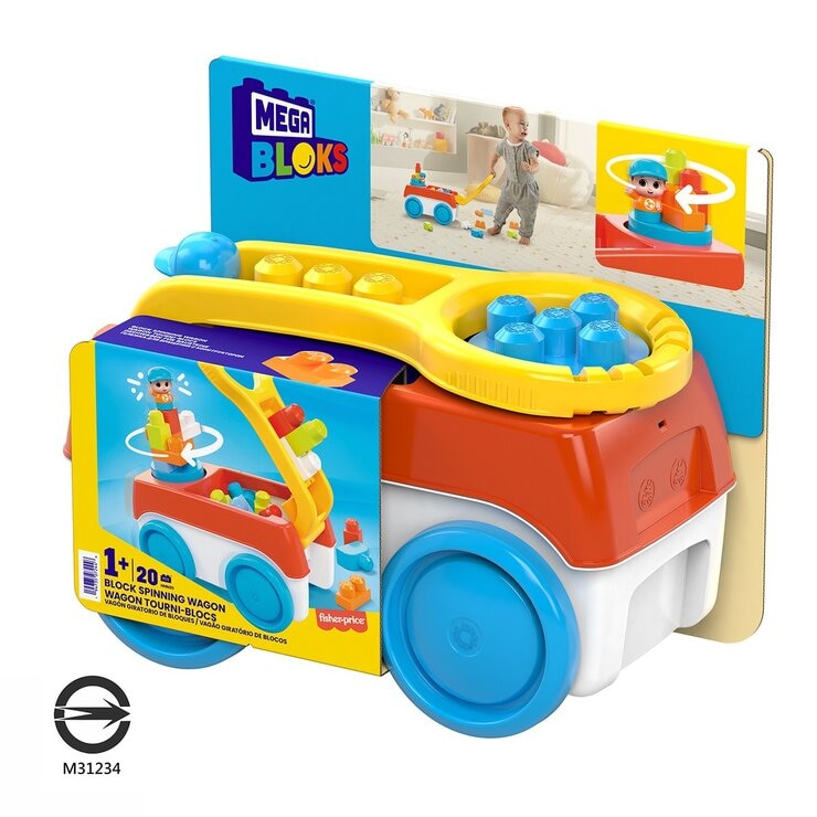 費雪 美高旋轉積木車 / 1歲以上