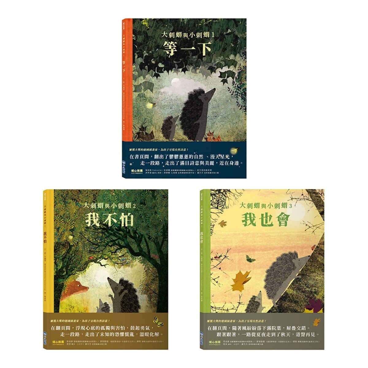 大刺蝟與小刺蝟系列套書 (3冊)