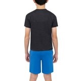 Fila 兒童短袖套組三件組 灰/黑 XS