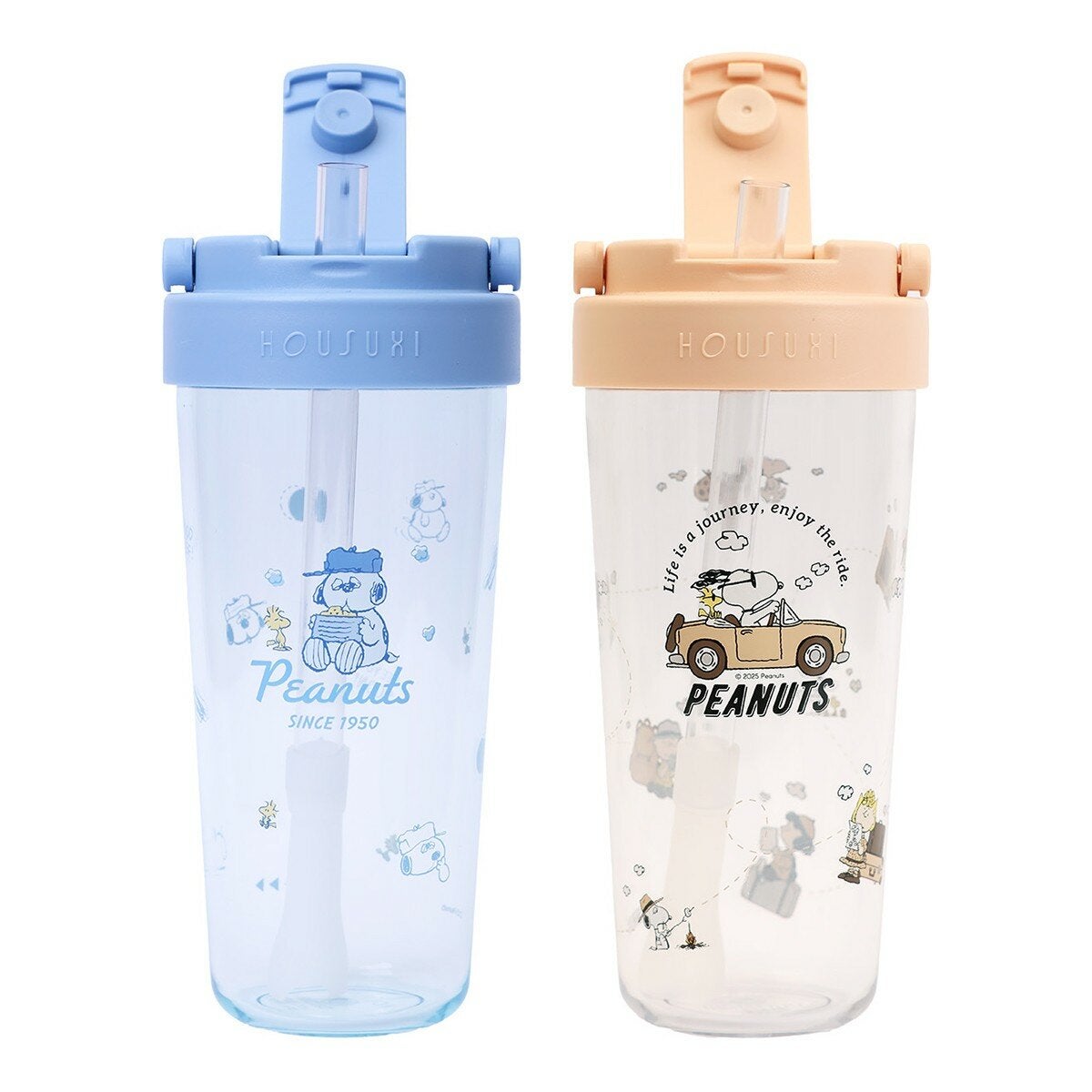 HOUSUXI 舒希 Peanuts Tritan 輕透舒吸杯 760毫升 X 2件組 HOUSUXI 舒希 Peanuts Tritan 輕透舒吸杯 760毫升 X 2件組
