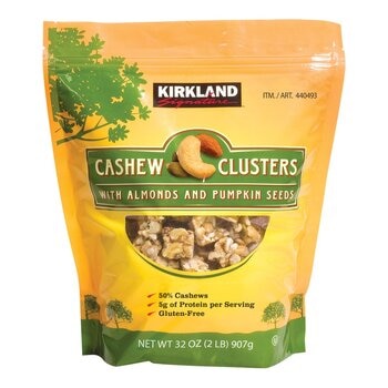Kirkland Signature 科克蘭 Cashew Cluster 腰果脆塊 907公克