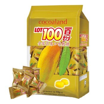 一百份金裝芒果口味軟糖 910公克 一百份金裝芒果口味軟糖 910公克