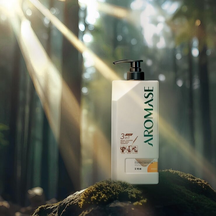 Aromase Herbal Daily Shampoo & Body Wash 1000 ml Citrus & Cedarwood