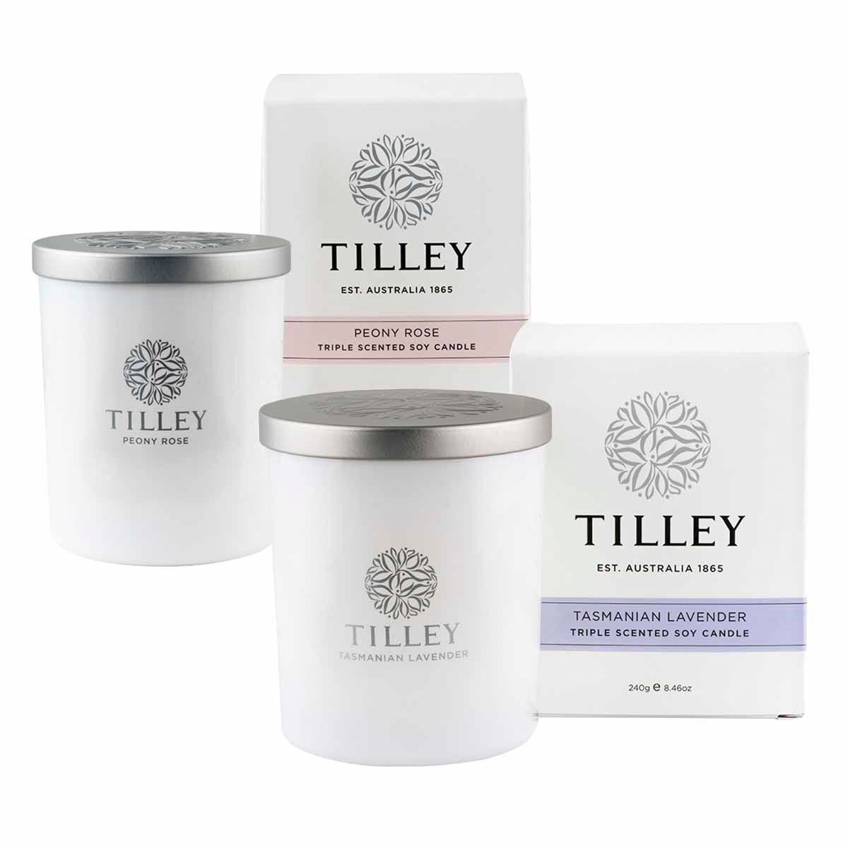 Tilley 微醺大豆香氛蠟燭2入組