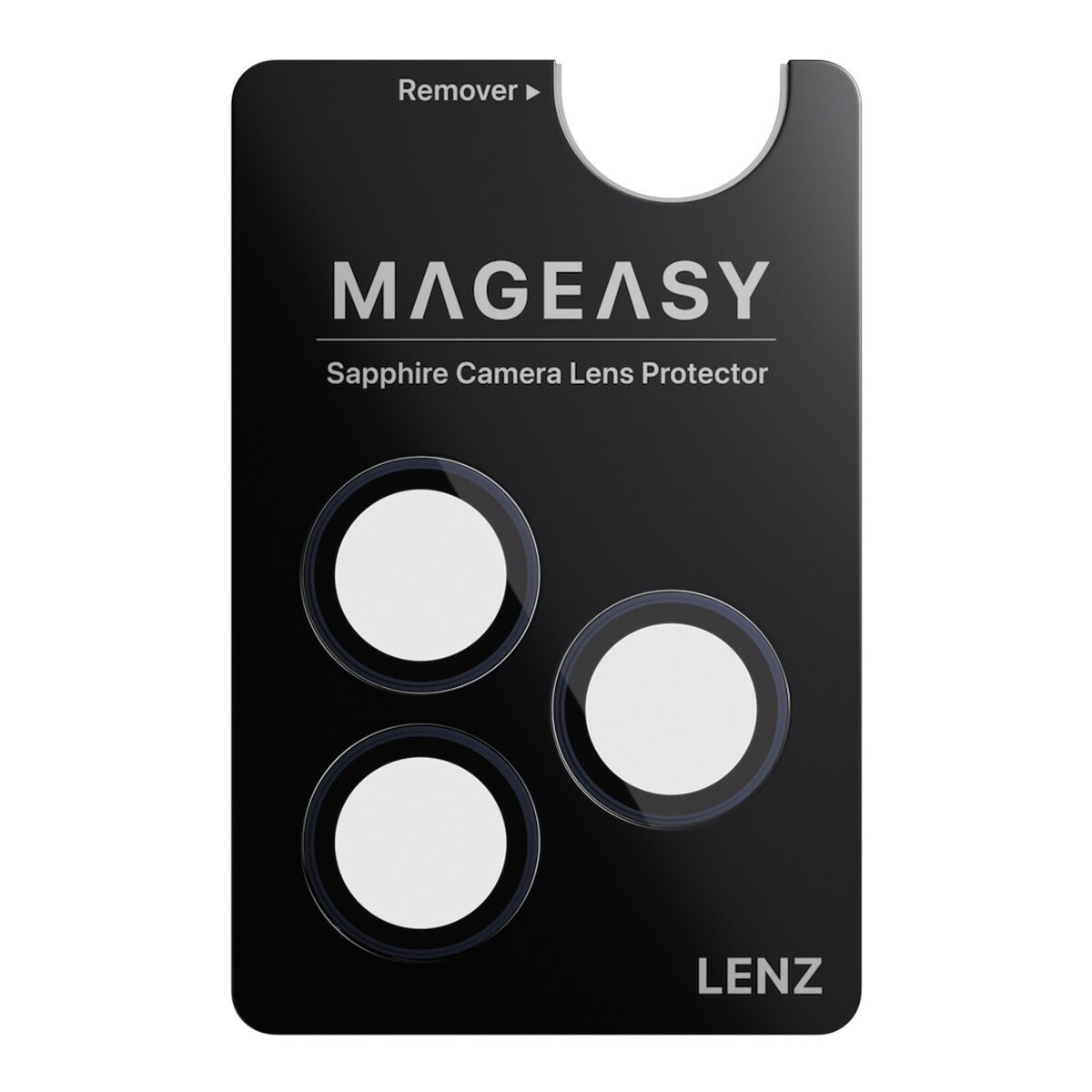 MAGEASY MagStand 360 M 磁吸旋轉支架防摔手機殼 iPhone 17 Pro Max(午夜) + 鏡頭保護貼Lenz(午夜) + Vetro 9H 鋼化玻璃保護膜
