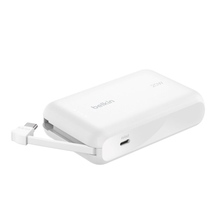 Belkin BoostCharge Pro 10K自帶線行動電源 2入