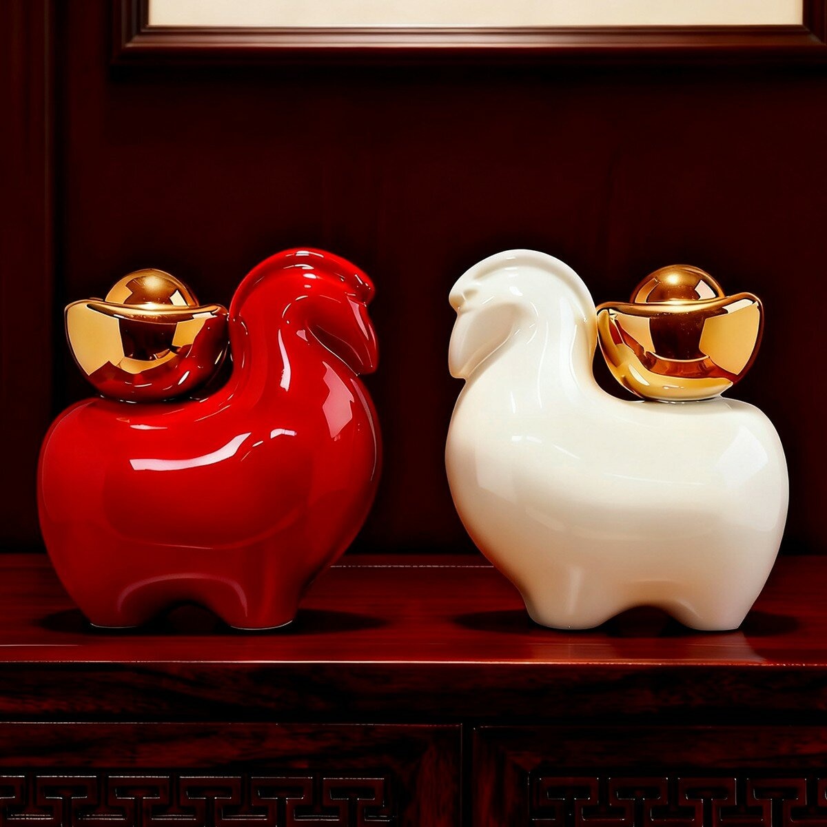 馬上有錢 新年擺件