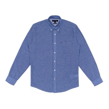 Tommy Hilfiger 男棉麻混紡襯衫 Tommy Hilfiger 男棉麻混紡襯衫