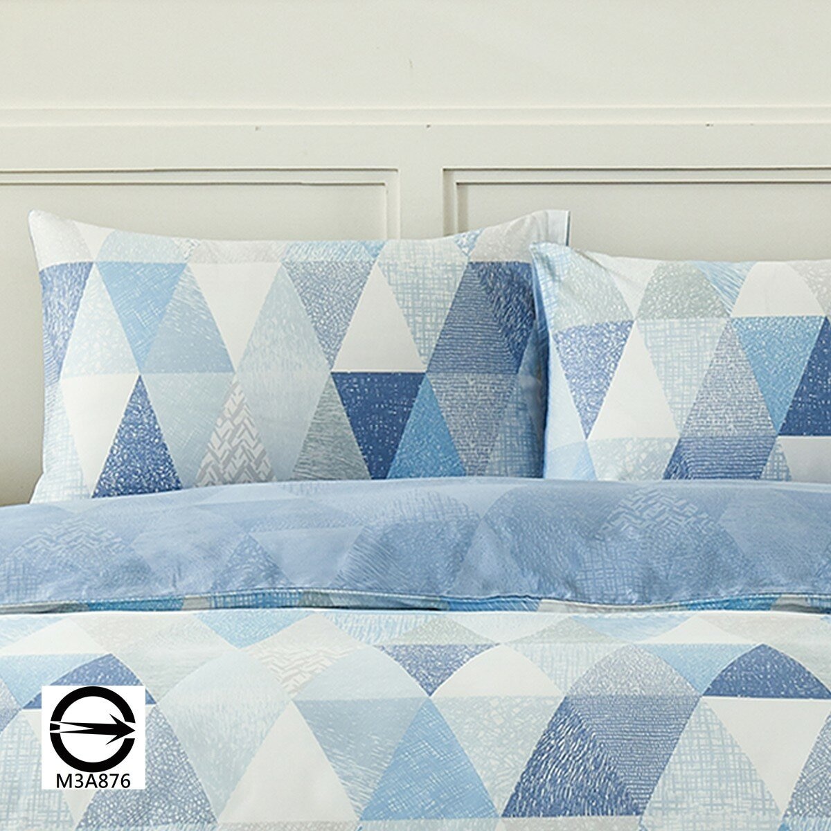 HOYACASA 300織純棉雙人床包兩用被套 4件組 152公分 X 190公分 浮光