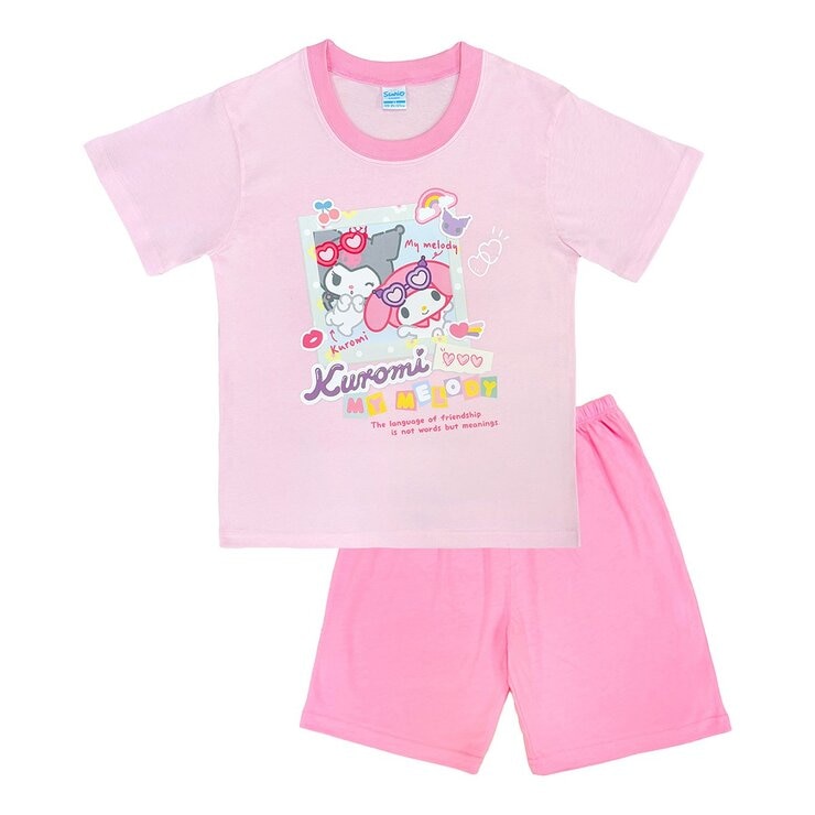 Licensed 女童短袖休閒服四件套組 酷洛米 14T