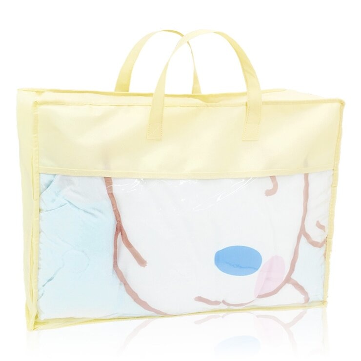 MIT 舒柔水洗暖被 150公分 X 200公分 大耳狗 旅行小道具 藍