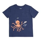 Pekkle 幼兒服飾四件套組 鯊魚 5T