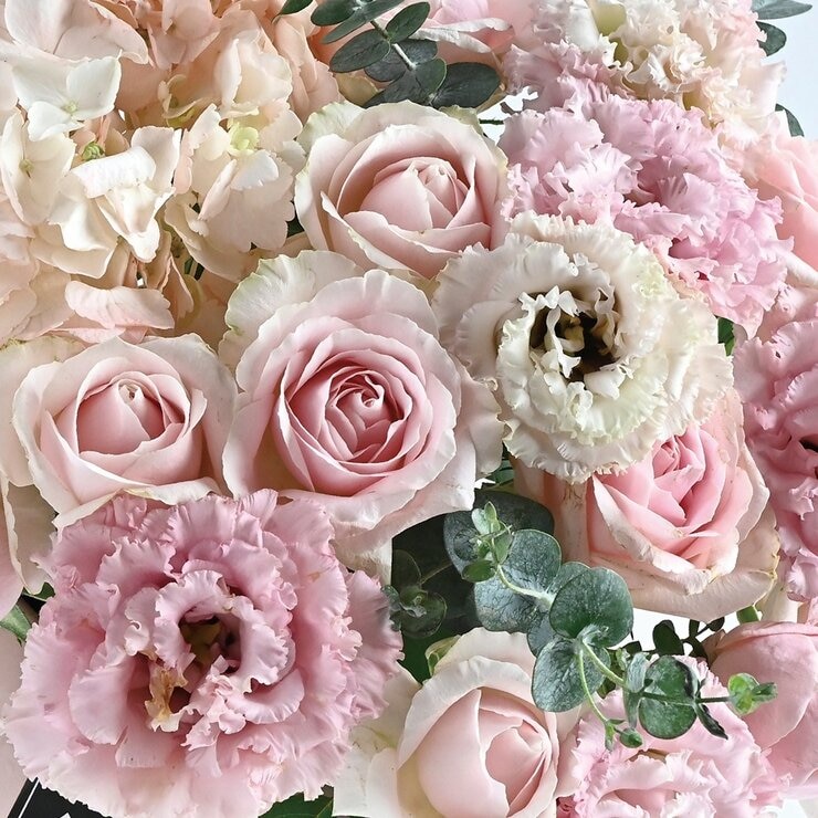 台北花苑 雅緻粉漾 質感慶賀盆花