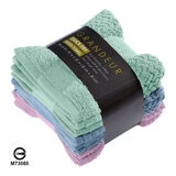 Grandeur 快乾方巾九入組 400GSM 33公分 X 33公分