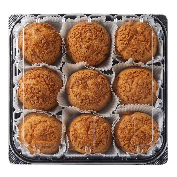 冷藏菠蘿奶油泡芙 9入