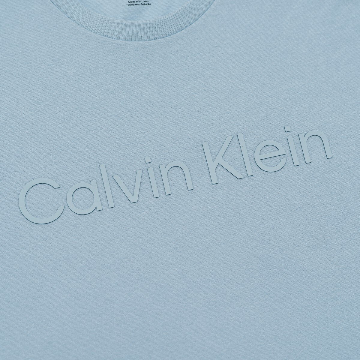 Calvin Klein 男短袖純棉上衣 藍