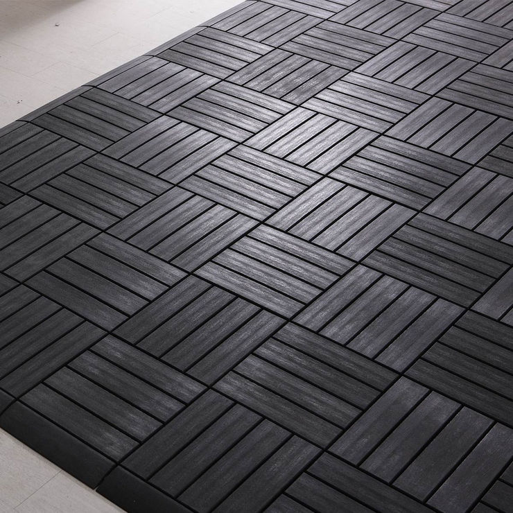 Shantex 深灰木紋地板-7片裝