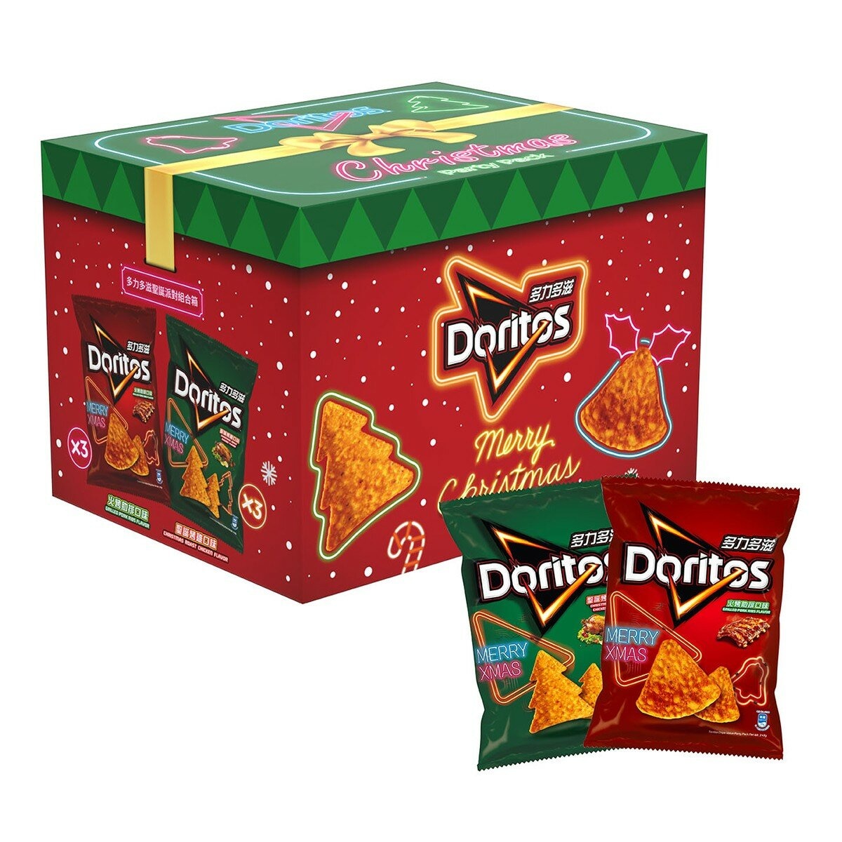 多力多滋 聖誕大餐派對箱 143公克 X 6包 多力多滋 聖誕大餐派對箱 143公克 X 6包