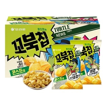 好麗友 烏龜玉米脆片 136公克 X 6包 好麗友 烏龜玉米脆片 136公克 X 6包