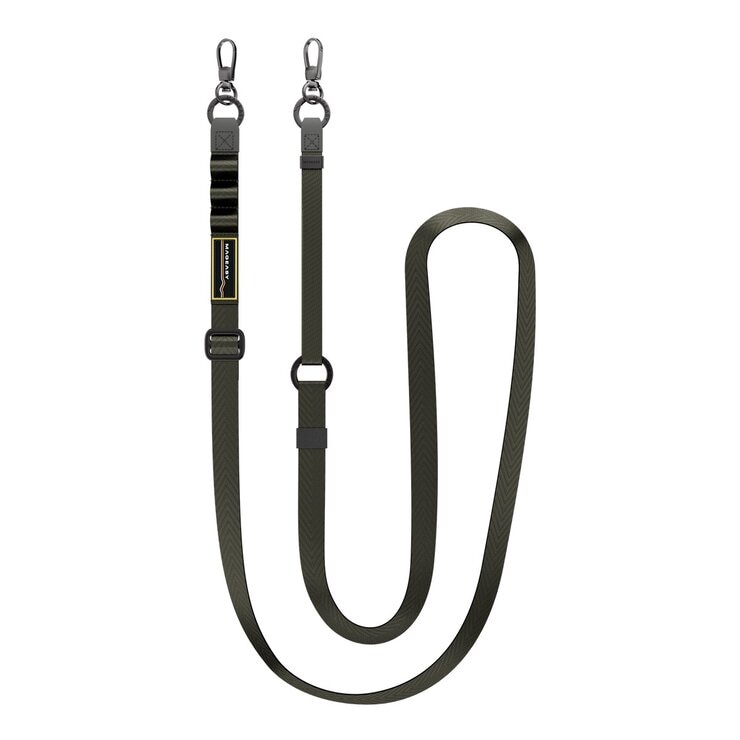 MAGEASY 2-in-1 Utility Strap 二合一掛繩 / 掛繩片組 20公釐 岩灰色