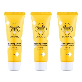 Dr.HUANG 舒緩乳霜 55毫升 X 3入 Dr.HUANG 舒緩乳霜 55毫升 X 3入