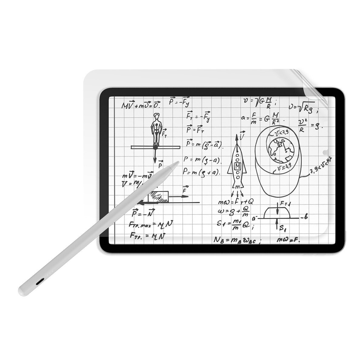 MAGEASY EasyPaper Note 類紙膜書寫款抗藍光保護貼 適用於 iPad mini 7 2024 / A17 Pro / iPad mini 6 2021
