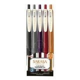 Zebra Sarasa Clip 典雅風鋼珠筆0.5公釐 5色組 X 4入 第二代