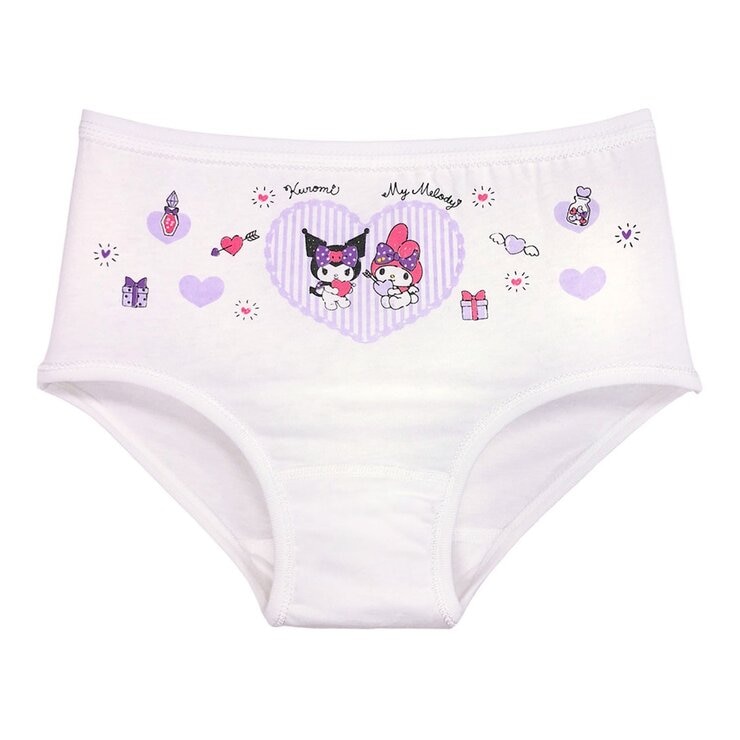 女童卡通圖案純棉內褲 6件入 XL