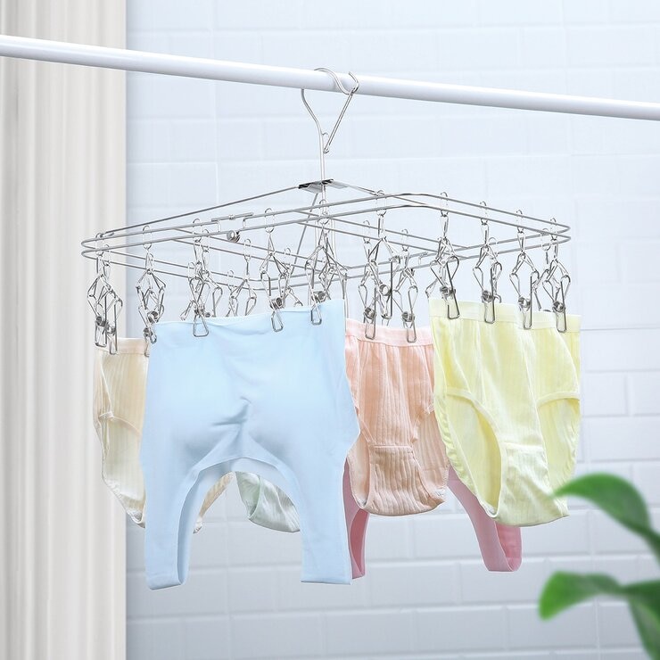 Simply Kleen 不鏽鋼曬衣夾 28夾 X 2件組