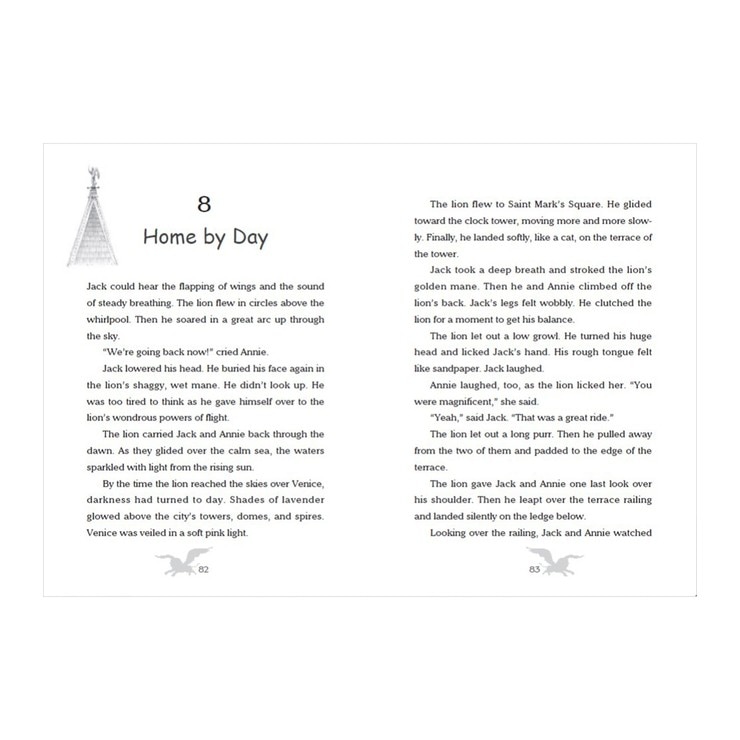 神奇樹屋中英雙語套書 5 (33-40集)