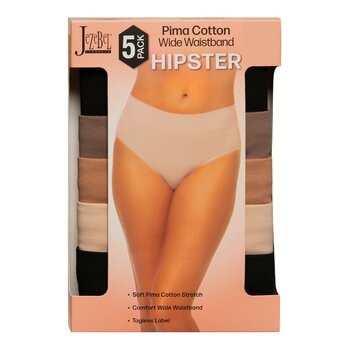 Jezebel 女匹馬棉內褲五入組 L