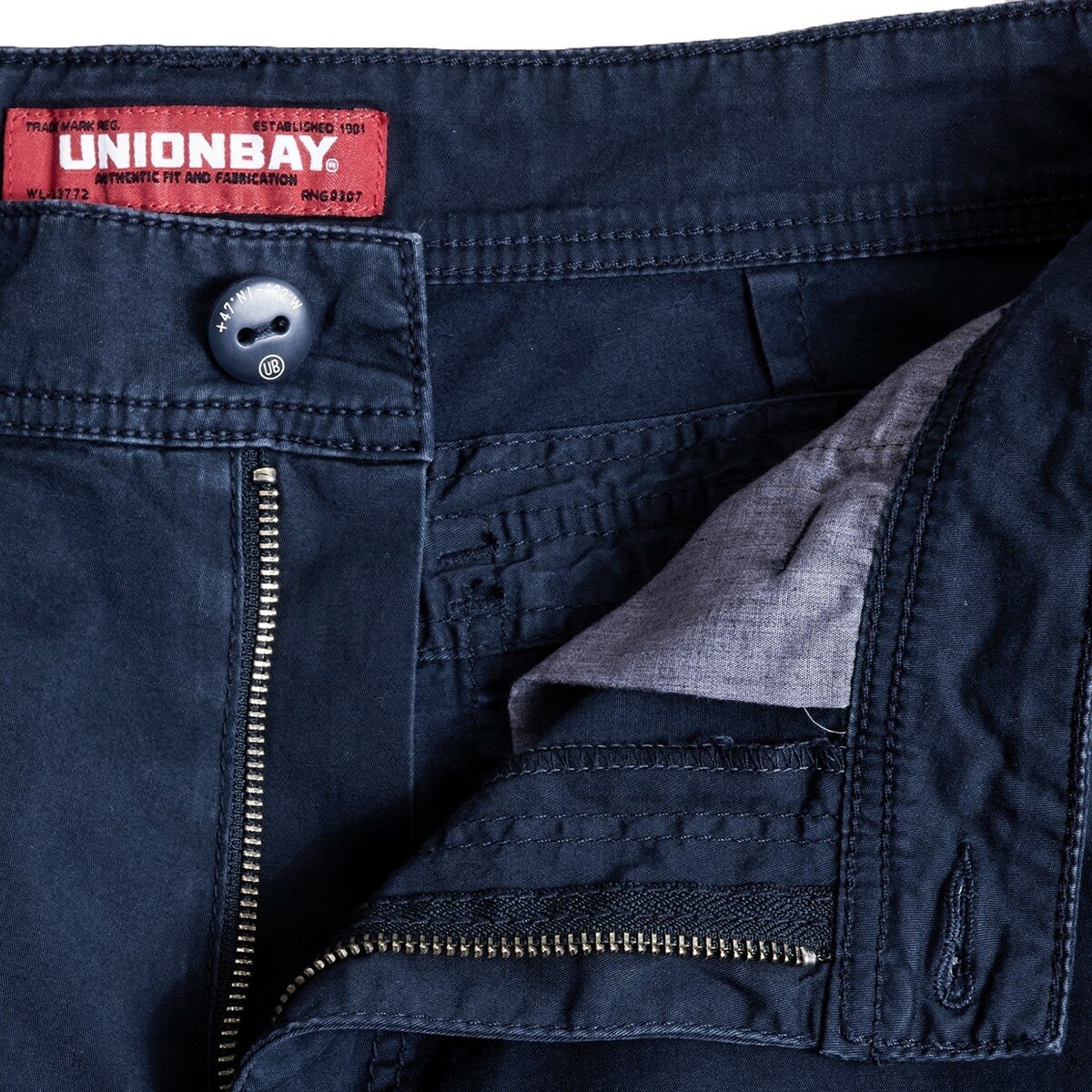 Unionbay 男工裝短褲 深藍