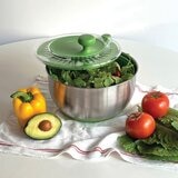 Rollkitchen 不鏽鋼盆沙拉蔬果脫水器