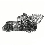 Leblon Batmobile 擺件 58公分 Leblon Batmobile 擺件 58公分