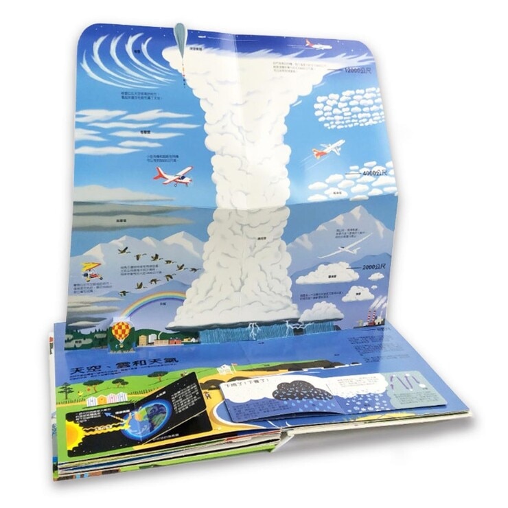 太空探索+地球探索立體遊戲大書(兩冊合售)