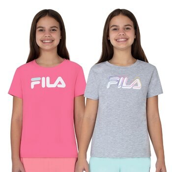 Fila 兒童短袖Logo上衣二件組
