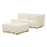 Aiden & Ivy 布面模塊沙發三件組