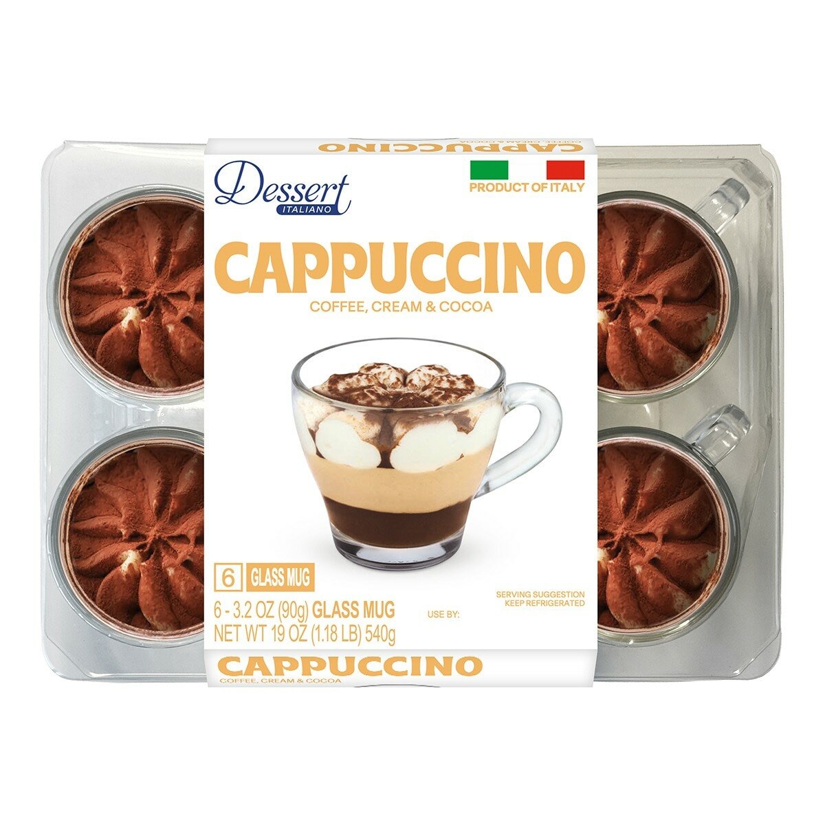 Emmi 冷藏卡布奇諾甜點 90公克 X 6入